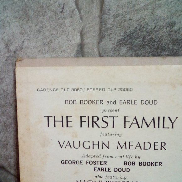 Bob Booker & Earle Doud The First Family CLP 3060 Vinyl Record 1962 - Picture 3 of 5